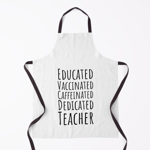 Item preview, Educated Vaccinated Caffeinated Dedicated Teacher Funny designed and sold by happinestSHOP.