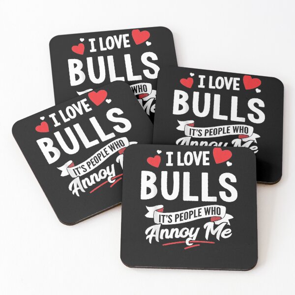 Item preview, Bulls Gift I Love Bulls designed and sold by melisenda.