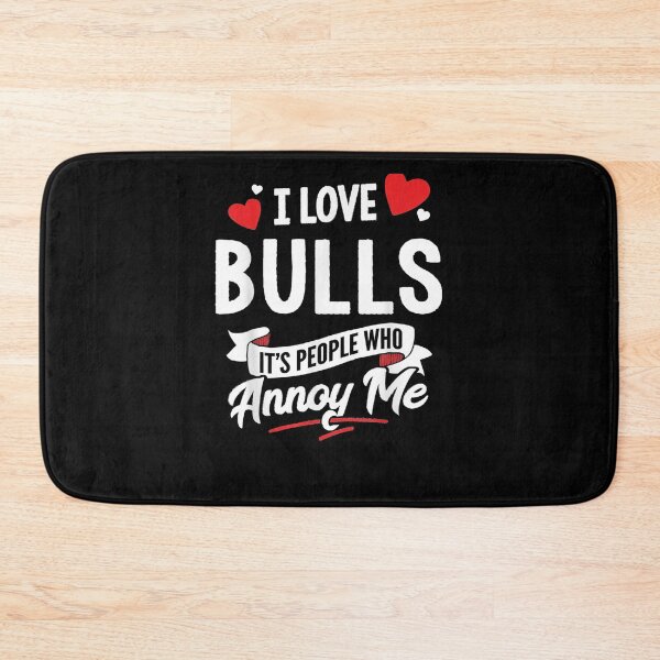 Item preview, Bulls Gift I Love Bulls designed and sold by melisenda.