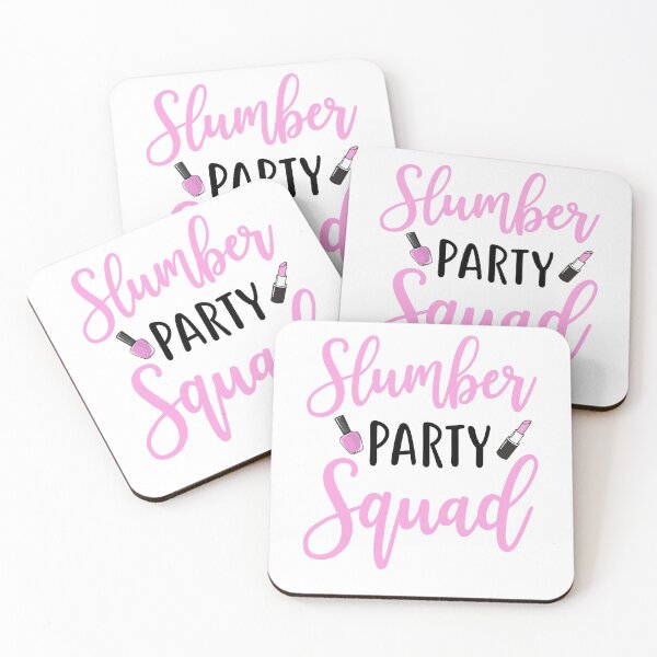 Item preview, Funny Slumber Party Squad Sleepover Pajama Nails And Makeup  designed and sold by Best Designer.
