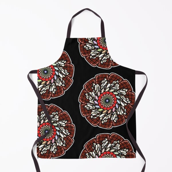Item preview, Chocolate-icecream-cherry mandala designed and sold by Cremestie.
