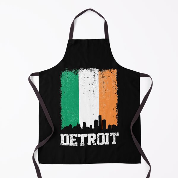 Item preview, Vintage Detroit Irish Flag Skyline Pride designed and sold by pixeljamz.