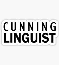 Cunning Linguist Sticker