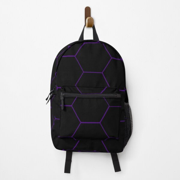 Item preview, Abstract Purple and Black Hexagonal Pattern designed and sold by Twaij.