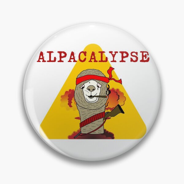 Item preview, Alpacalypse funny alpaca apocalypse design designed and sold by luisraultg.