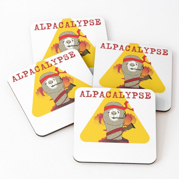 Item preview, Alpacalypse funny alpaca apocalypse design designed and sold by luisraultg.
