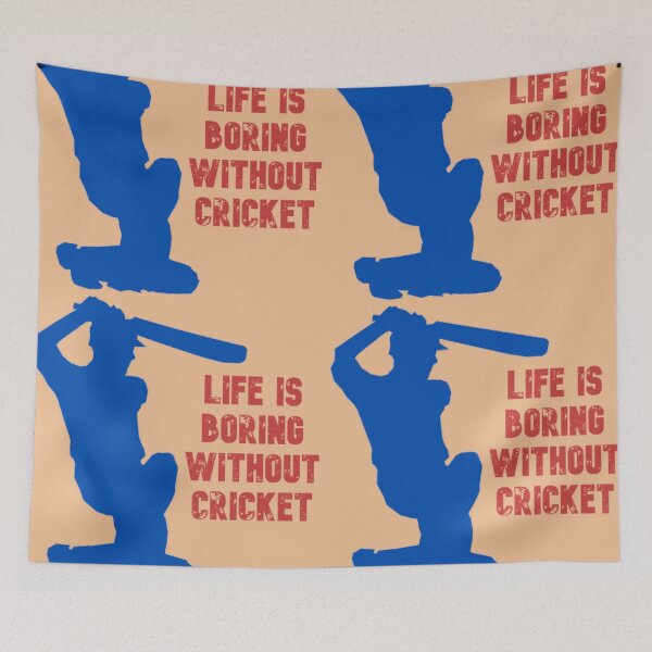 Item preview, Life is boring without cricket designed and sold by Lakki-s.
