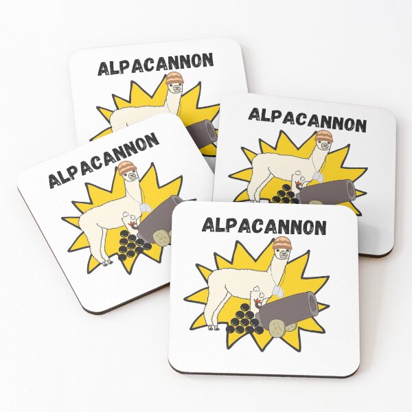 Item preview, Alpacannon funny alpaca and cannon pun designed and sold by luisraultg.