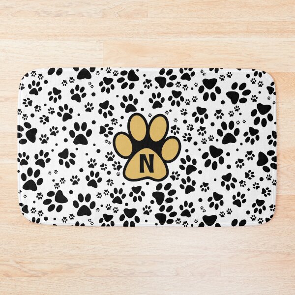 Item preview, Paws Alphabet Letter N Yellow - Initials designed and sold by MadandMean.