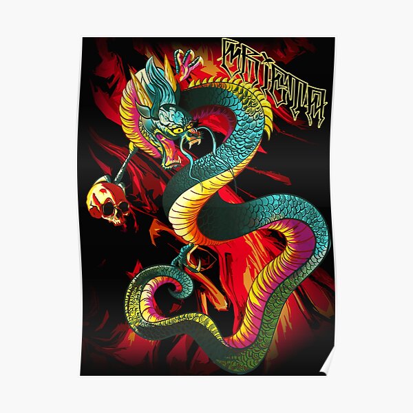 Poster Dragon Tattoo Redbubble