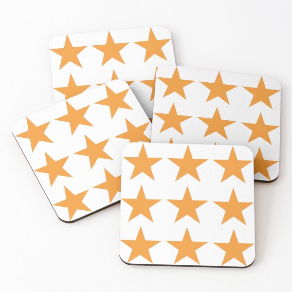Item preview, Large ORANGE and WHITE STARS  designed and sold by RachelMacht.