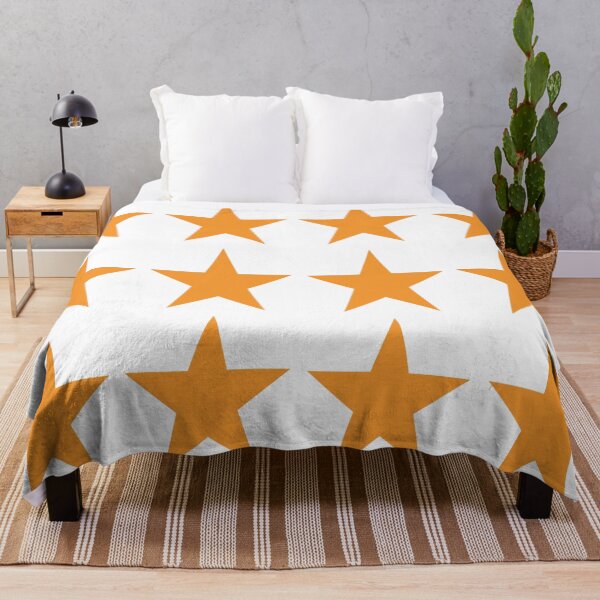 Item preview, Large ORANGE and WHITE STARS designed and sold by RachelMacht.