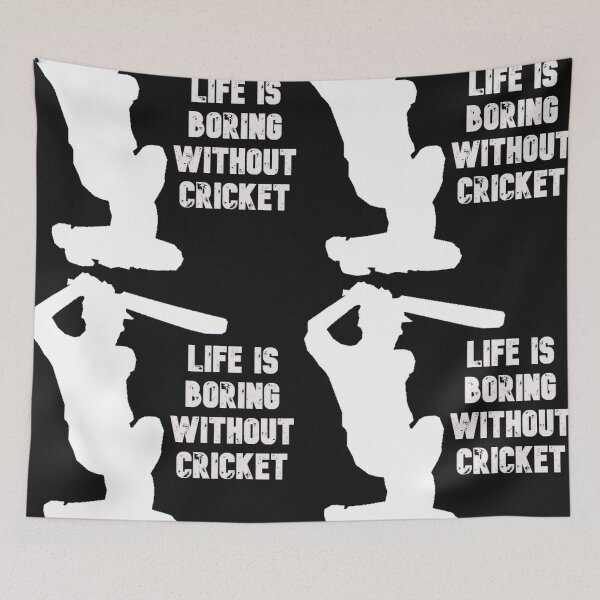 Item preview, Life is boring without cricket designed and sold by Lakki-s.