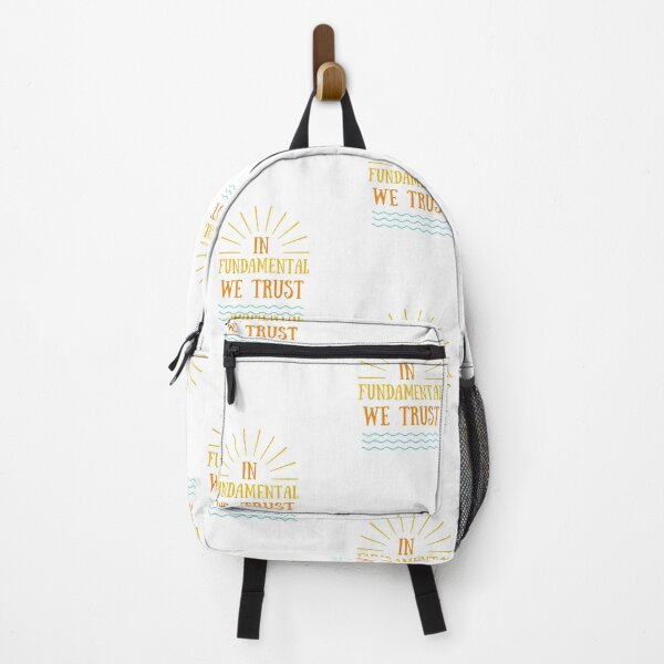 Item preview, In Fundamental We Trust Design 2 (White) designed and sold by TraderShirts.