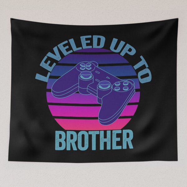 Item preview, Leveled up to big brother - awesome gift boy gamer to be big brother 2021 designed and sold by hyggekrog.