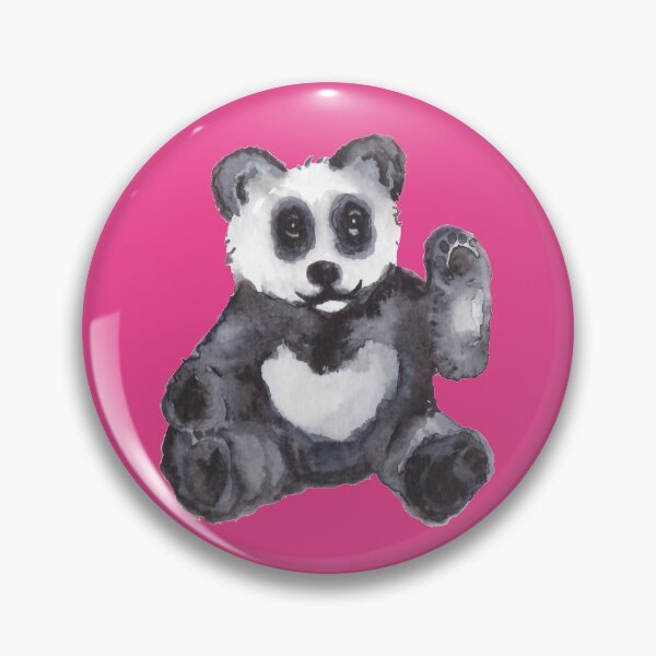 Item preview, Heart Panda Bear Watercolor Illustration designed and sold by Samantha Roberts.