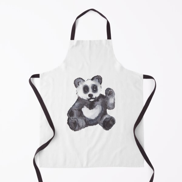 Item preview, Heart Panda Bear Watercolor Illustration designed and sold by Samantha Roberts.