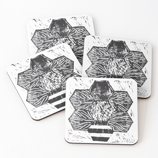 Item preview, Hexagonal Bee designed and sold by PoshChap.
