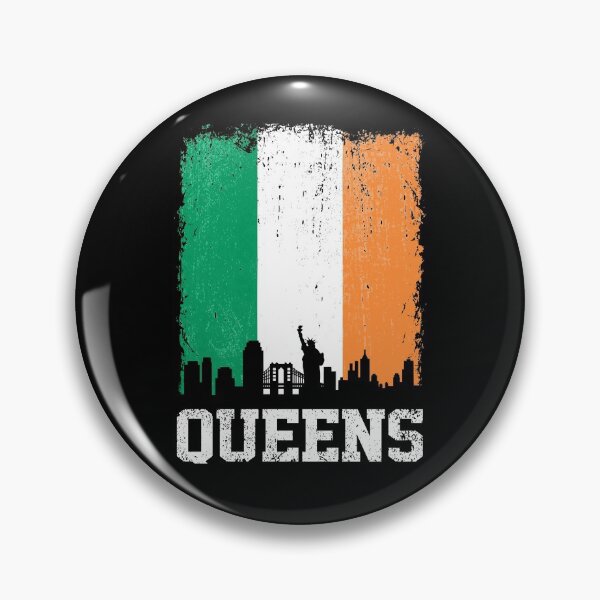 Item preview, Vintage Queens Irish Flag NY Skyline Pride designed and sold by pixeljamz.
