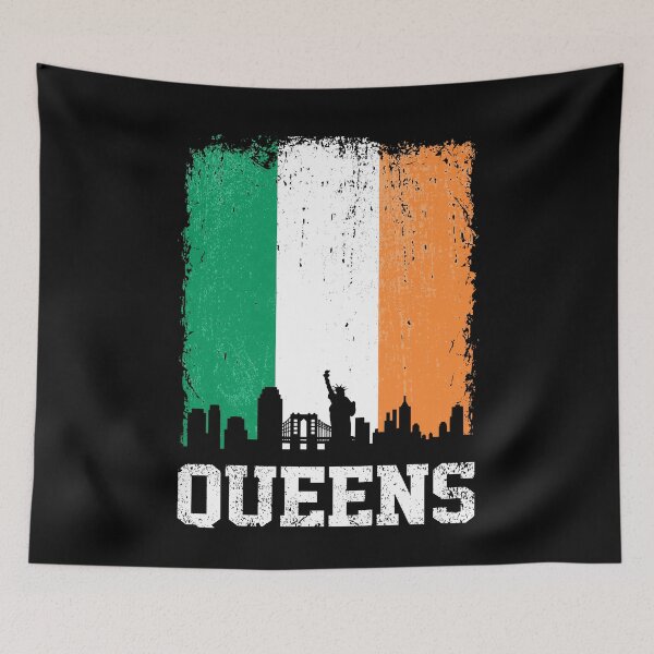 Item preview, Vintage Queens Irish Flag NY Skyline Pride designed and sold by pixeljamz.