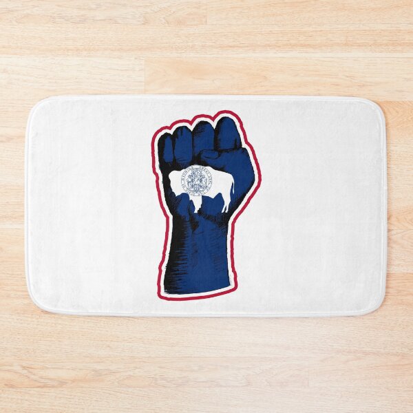 Item preview, Wyoming Strong Wyoming Flag Tough Strong Fist designed and sold by SportsT-Shirts.