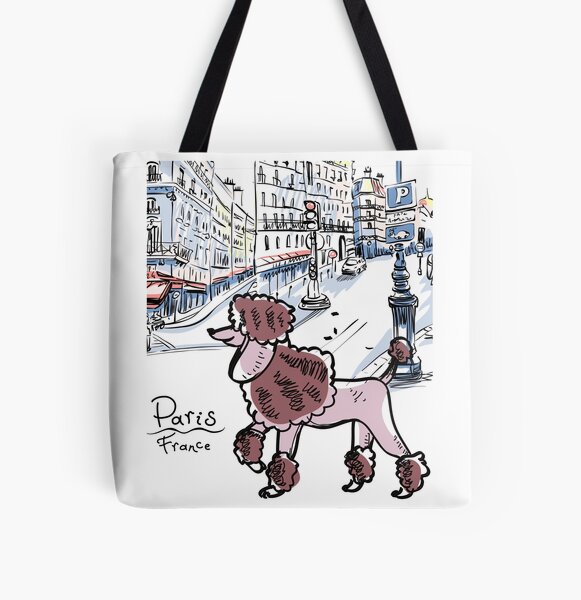 Paris Girl Tote Bag by PeppermintCreek