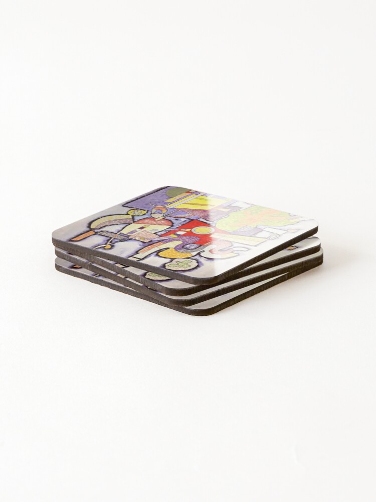 Thumbnail 4 of 5, Coasters (Set of 4), Complex-Simple designed and sold by neteor.