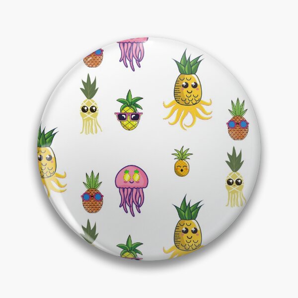 Item preview, Pineapple Octopus And Cute Pineapples Packs designed and sold by lodarohit.