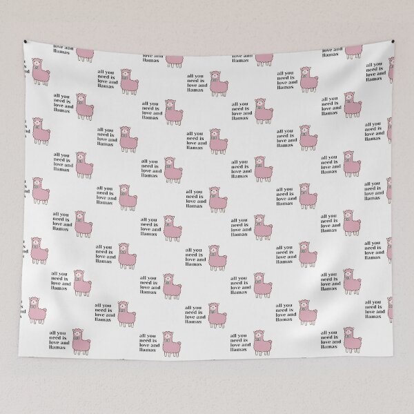Item preview, All You Need is Love and Llamas designed and sold by smittysdesigns.