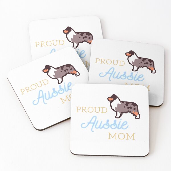 Item preview, Proud aussie mom australian shepherd lover designed and sold by luisraultg.