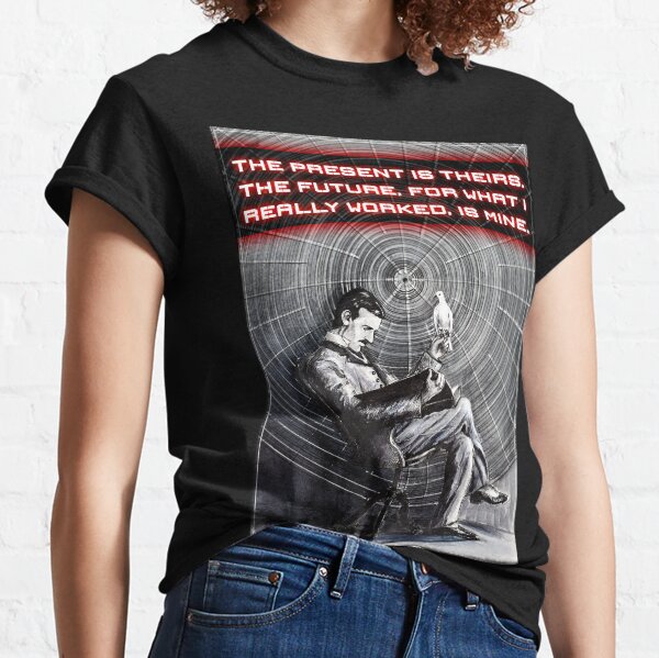 Nikola Tesla, drawing Classic T-Shirt