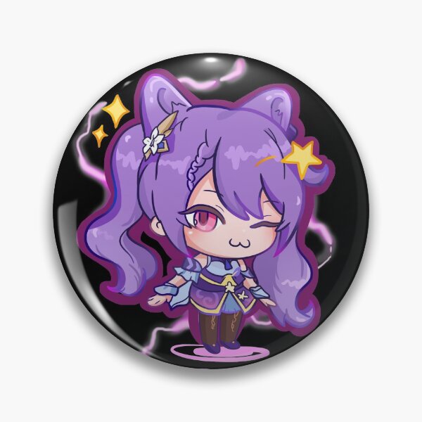 Item preview, Genshin Impact chibi Keqing  designed and sold by NEL MERCH.
