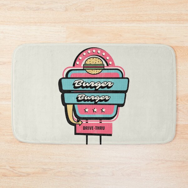 Artikelvorschau, Retro-Drive-Thru-Schild entworfen und verkauft von foodiemarie.