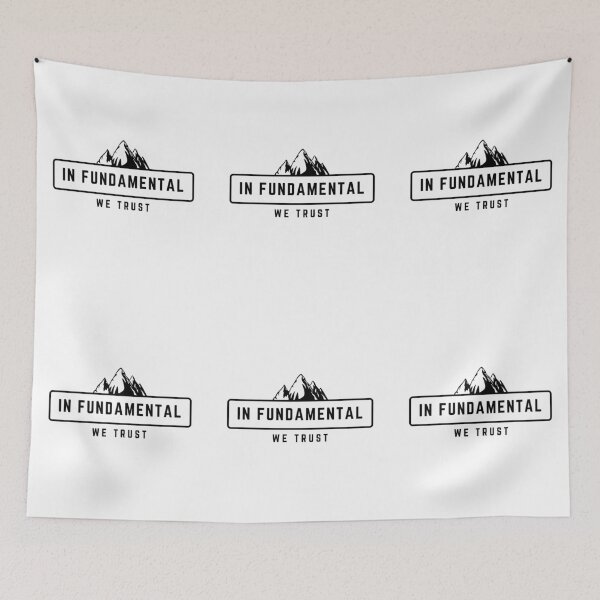 Item preview, In Fundamental We Trust Design 3 (White) designed and sold by TraderShirts.
