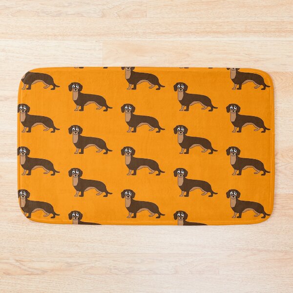 Item preview, Brown Miniature Dachsund Sausage Dog designed and sold by CaitlinsPetDrawings.