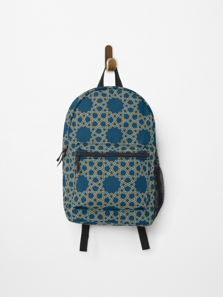 Thumbnail 1 of 3, Backpack, Geometric Islamic Seamless Pattern designed and sold by NeteDesign.