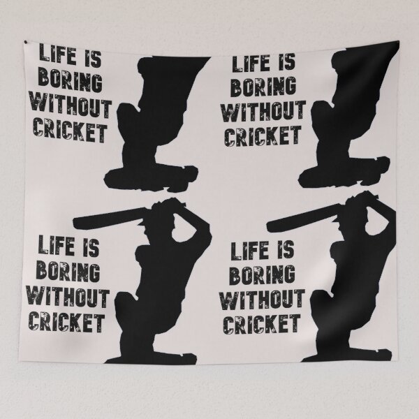 Item preview, Life is boring without cricket designed and sold by Lakki-s.