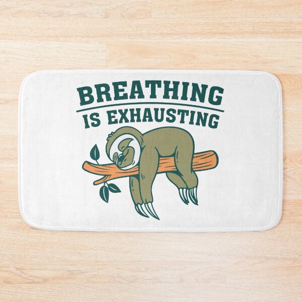 Item preview, Funny sloth breathing exhaustively designed and sold by Imutobi.