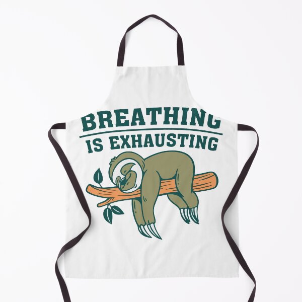 Item preview, Funny sloth breathing exhaustively designed and sold by Imutobi.