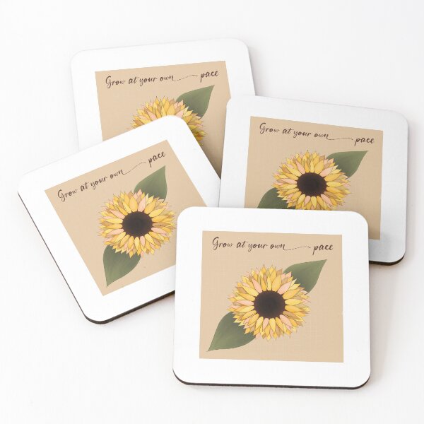 Item preview, Grow at your own pace sunflower designed and sold by Soharadraws.