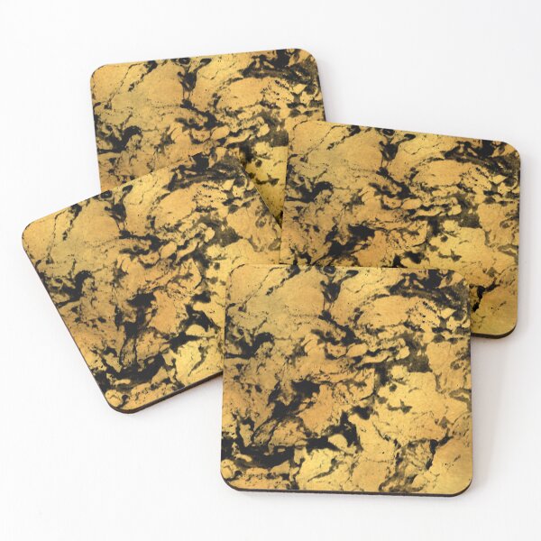 Item preview, Gold And Black Marble Background designed and sold by RosieSunflower.