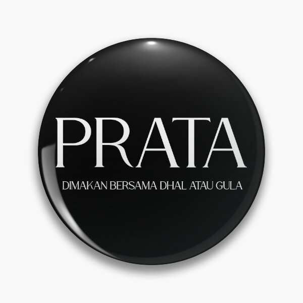 Item preview, PRATA Eaten with Dhal Curry or Sugar III | White on Black designed and sold by Desznr.