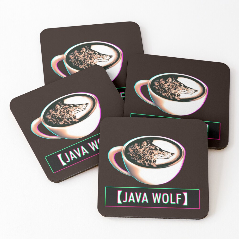 Item preview, Coasters (Set of 4) designed and sold by JavaWolfDesign.