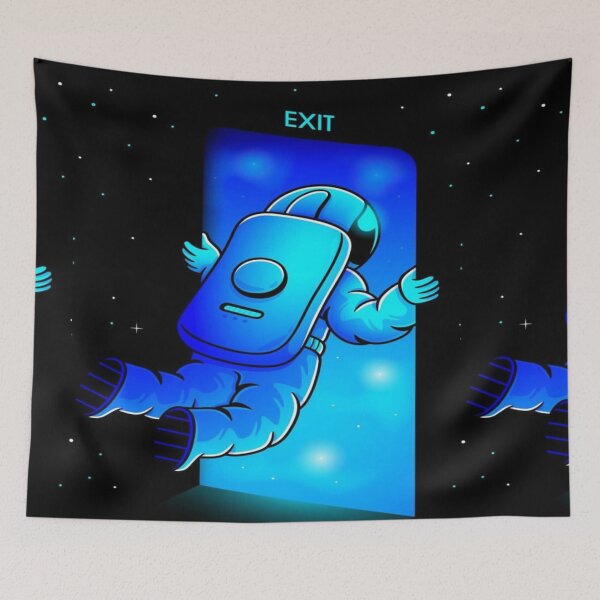 Item preview, Exit | Astronomy/ Astronaut design designed and sold by VintagePrada.