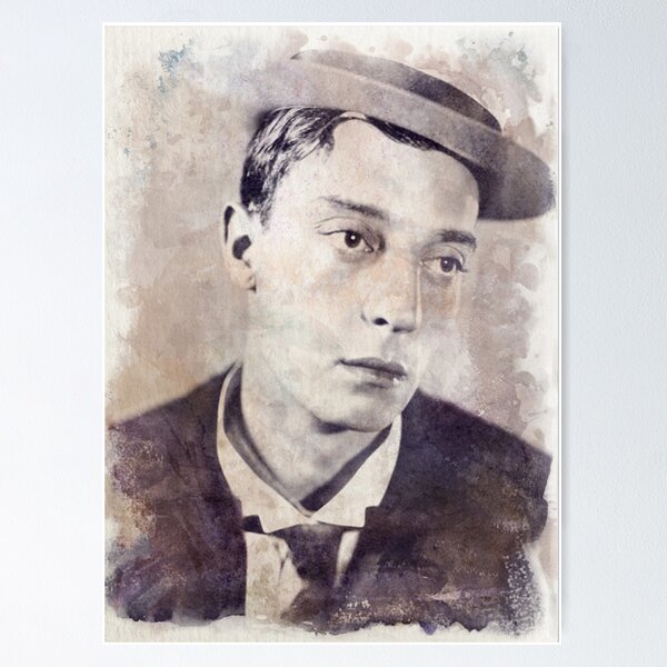 Item preview, Buster Keaton - Watercolor Vintage - D10 designed and sold by DecoVintage.