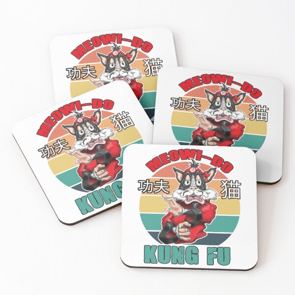 Item preview, Kungfu Cat Funny Kung fu Fighting Cat designed and sold by Status71.