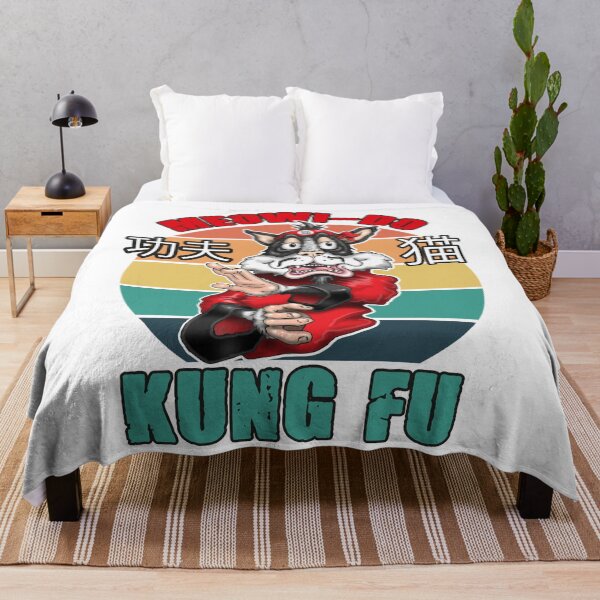Item preview, Kungfu Cat Funny Kung fu Fighting Cat designed and sold by Status71.