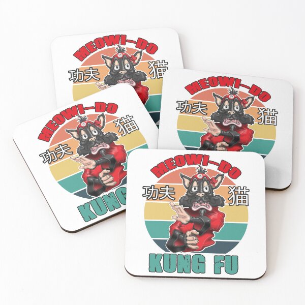 Item preview, Kungfu Cat Funny Kung fu Fighting Cat designed and sold by Status71.