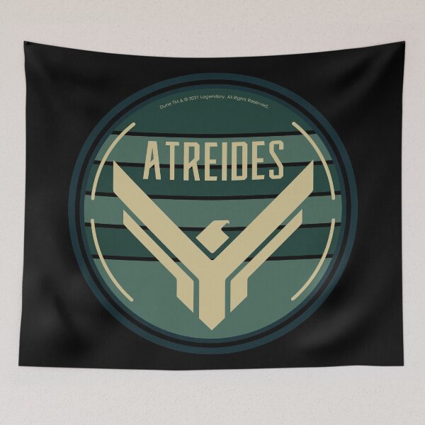 Item preview, Atreides House Circular Art Design (on black) - Dune (2021 film) designed and sold by GDCdesigns.