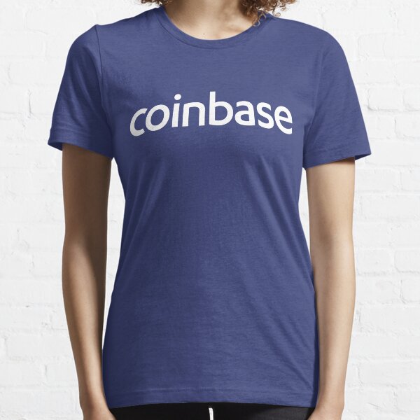 Coinbase en bleu T-shirt essentiel